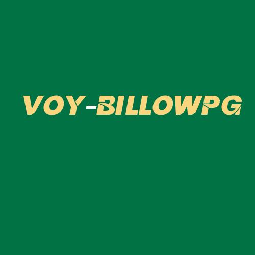 Logo da VOY-BILLOWPG